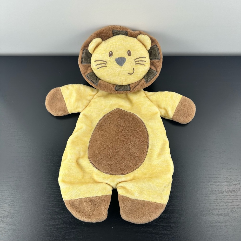 Baby Gund Playful Pals Lion Yellow Brown Plush Security Blanket Lovey 12” Toy